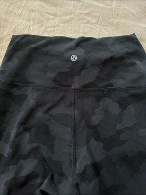 lululemon athletica Black Camo High-Rise Leggings